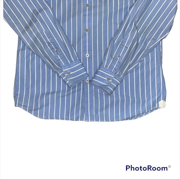 Lot of 2 Men's American Eagle Premium Vintage Fit Button Up Shirt Black Size M - Picture 4 of 9